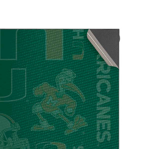 University of Miami U Hurricanes XBox Series X Digital Edition Console Skin